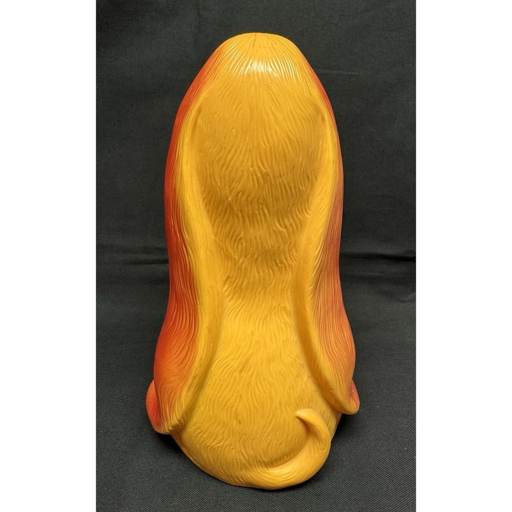 Vintage 1971 Axelrod Blow Mold Coin Bank Crying Basset Hound - Picture 7 of 12
